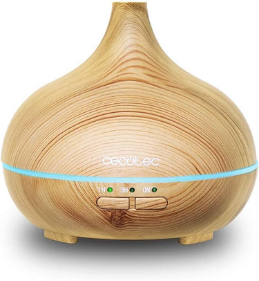 Cecotec Humidificador Ultrasónico y Difusor de Aromas con Temporizador Pure Aroma 150 Yang. Capacidad 150 ml, Temporizador 3 Horas, 7 Colores led, Función aromaterapia, Ultra silencioso